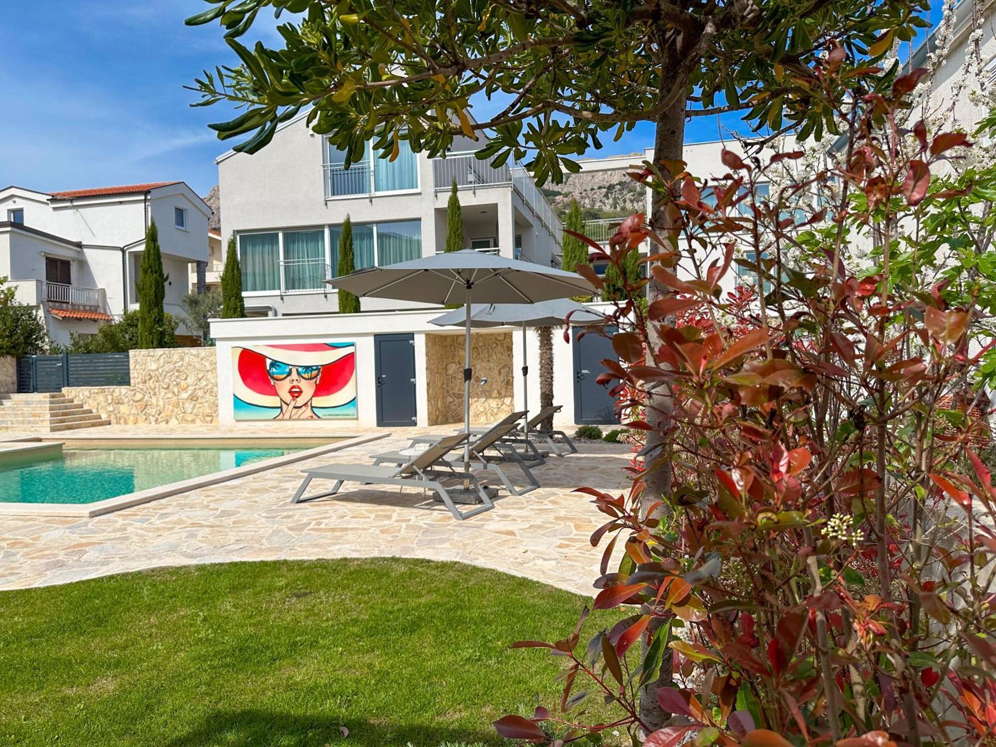 Apartment Baska, Exklusive Apartments Mit Poolarea In Baska, Krk - Kroatien Exteriér fotografie