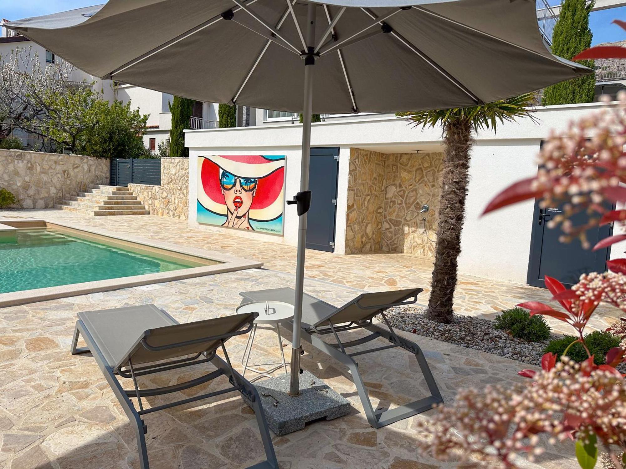 Apartment Baska, Exklusive Apartments Mit Poolarea In Baska, Krk - Kroatien Exteriér fotografie
