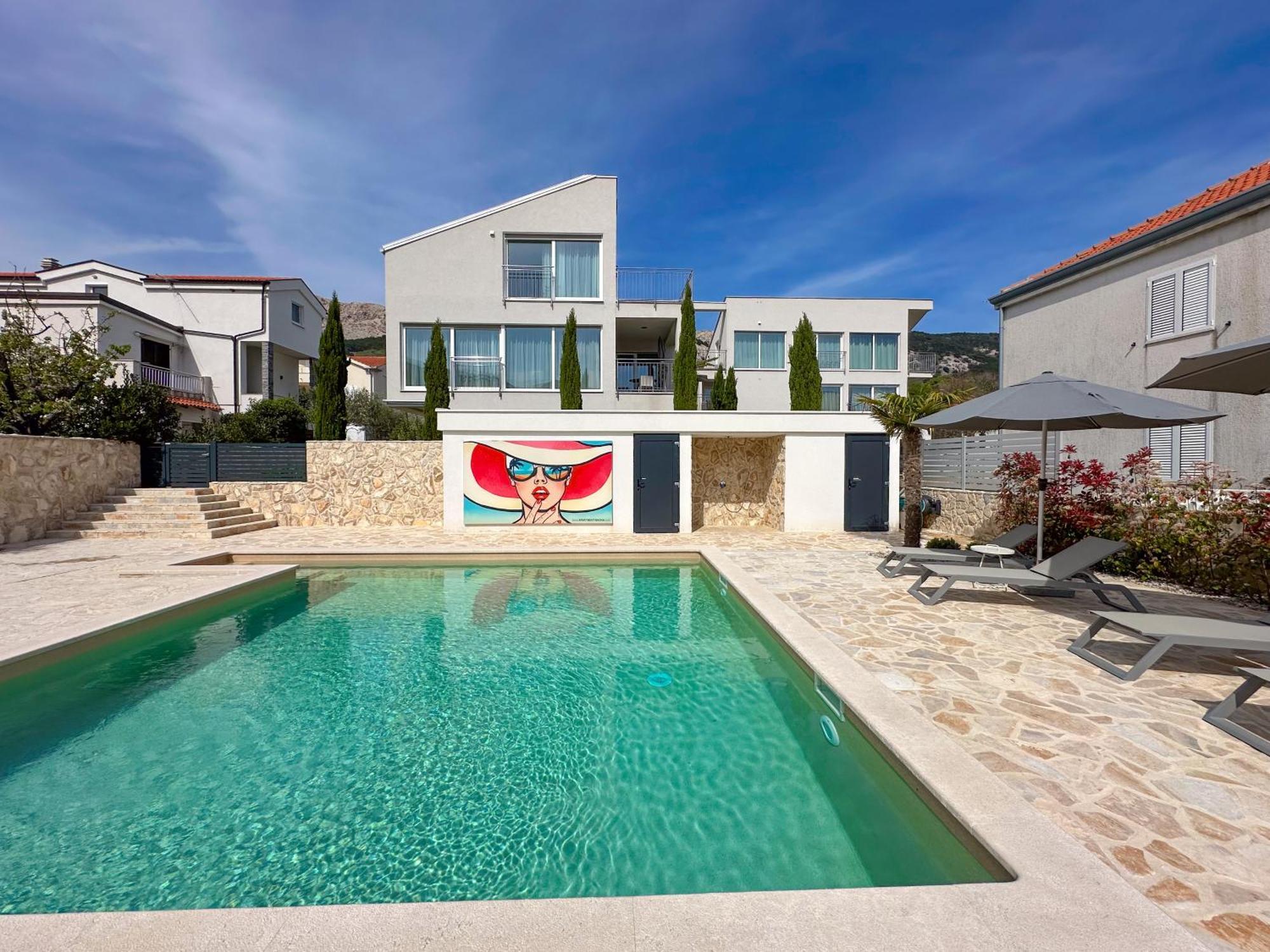 Apartment Baska, Exklusive Apartments Mit Poolarea In Baska, Krk - Kroatien Exteriér fotografie